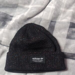 Adidas Multicolor Speckled Black Beanie